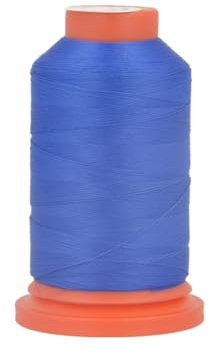 MDC Lot de 3 bobines Fil Mousse Polyester 1000m fabriqué en France pour surjeteuse Bleu foncé