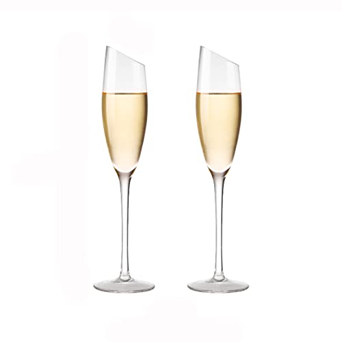 GLigeT Champagnerkelche Home Champagnergläser Paar Kristallglas Weingläser Mundgeblasene Champagnerflöte for Zuhause Alltag Hochzeit Toasten Trinken Champagner Schaumweingläser (Size : A)