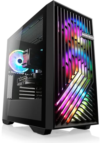 Gaming PC mit Windows 11 Home, AMD Ryzen 5 7600 6X 3800 MHz, 1000 GB M.2 SSD, 16 GB DDR5-RAM, NVIDIA GeForce RTX 4060, MSI Mainboard, USB 3.2, M10700H
