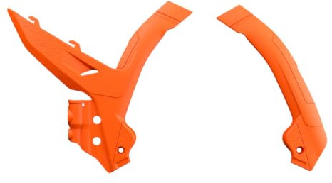 POLISPORT 8500100002 - Rahmenschutz Modelle KTM Orange