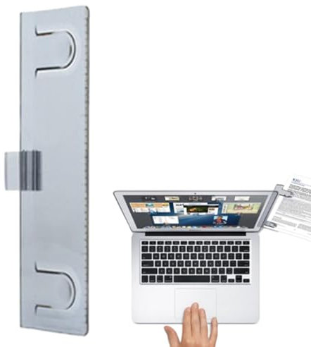 Memo-Halter für Monitor – Dokumentenhalter, Büroclips für selbstklebende Notizen und Memos | Klebriger Notizhalter für Desktop-Monitore, Computermonitor bietet eine glatte Zwischenablage