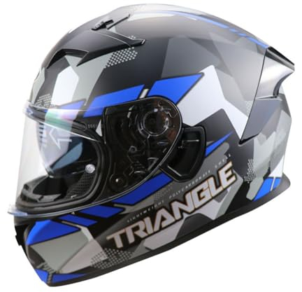 Herren Vollvisier Motocross Helm Vintage Vollvisier Motorradhelm Scooter ECE geprüft Kollisionsvermeidung ABS Frühjahr-Sommer Vollvisierhelm für Motorradhelm für Scooter Abnehmbar