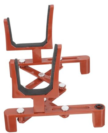 SHOWERORO Verstellbarer Roter Faltbarer Kleiner Violinständer Aus Robustem Material Hochwertiges Violin-display-rack Praktisches Bodenhalter-design Für Einfache Lagerung Und Schonung Des