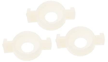 Abaodam 3 Stück Trompetenfederplatten aus Kunststoff Weiß für Trompetenventile Leicht zu Montieren und Ersetzen Zubehör für Reparatur