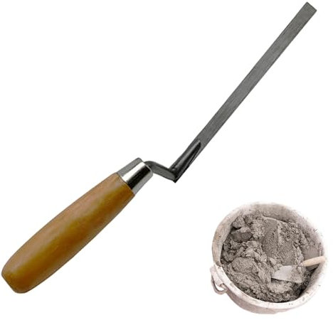 Pointing Trowel Brick Jointer, 1cm Bricklaying Tools for Pointing Mortar, Cement Trowel Pointing Tool, Finger Trowel Tuck Pointer, Brick Jointer Tiling Tools, Brick Trowel Cement Tool