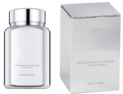 Weicher Schwamm für künstliche Nägel, löst Klebstoffe effizient in 3 Minuten, flach, schnelles Soak-Off-Gel für Salon, schnelles Soak-Off-Gelentferner