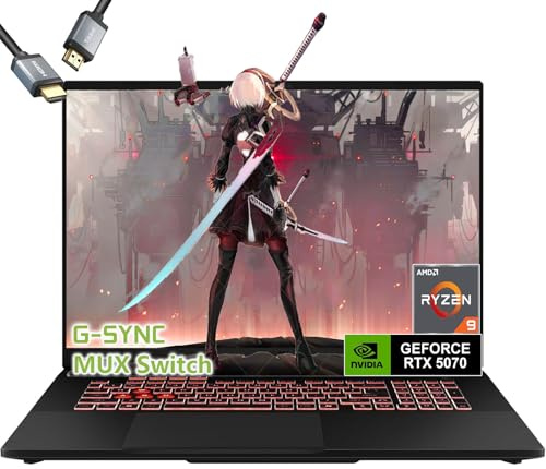 ASUS TUF A16 Gaming Laptop RTX 5070 MUX Switch - AMD Ryzen 9 270 Beat i9-12950HX -16“ FHD+ Display G-SYNC -32GB RAM -1TB SSD -RGB Backlit Keyboard -Webcam -2025 Portatil Gamer PC Copilot