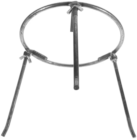 Beavorty Outdoor Cooking Tripod for Campfire Carbon Steel 25-ring Detachable Grill Stand Camping Bbq Hiking Picnic Fire Pit Rack