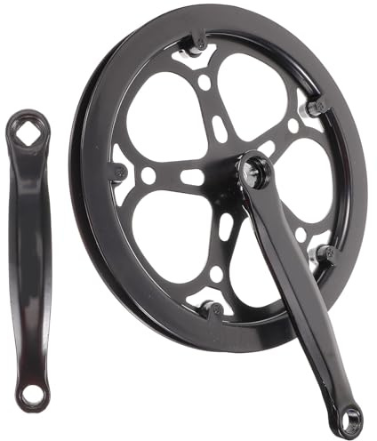 NAMOARLY Singlespeed Kettenblatt aus Eisen 52t 170mm Robust und Verschleißfest für Fahrrad Ersatz Single Ring Kurbelgarnitur Leicht zu Montieren für Mountainbike