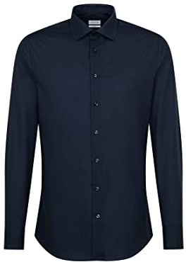Seidensticker Herren Men Slim Longsleeve Cotton Hemd (1er Pack)