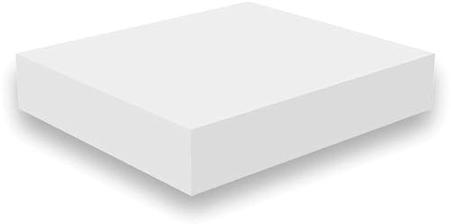 TENDEEVOLUTION Gommapiuma per Imbottitura Densità 25, Spessore 10cm. Lastra 60x60cm di Spugna per Imbottitura Divani, Bancali, Cuscini in Poliuretano Espanso (Densità 25, 60X60 SPESSORE 10CM)