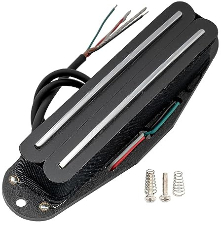 Artec SBA73 Alnico 5 Humbucker Single Coil Format Tonabnehmer 12K Chrom | Rail Blade, für Strat Style E-Gitarre