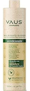 VAUS | Acondicionador Natural con Cannabis Therapy Technology - Mascarilla para Pelo sin Sal, Sulfatos o Parabenos - Tratamiento Vegano, Eco Friendly y con Envase Biodegradable - Todo Tipo de Pelo