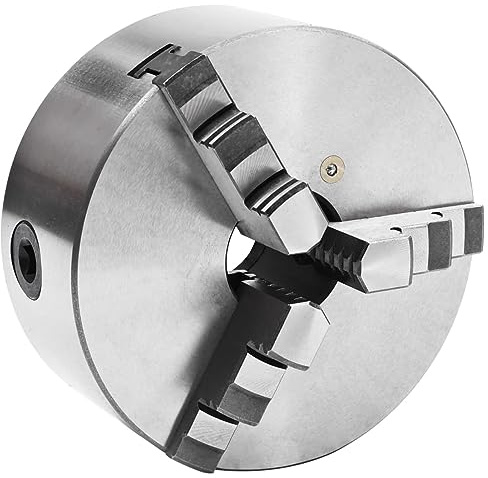 Homgoday Mandrino autocentrante per tornio a 3 ganasce 160 mm acciaio