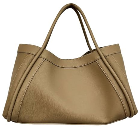 GSenhui Tote Bag Modern Handtasche Damen Groß Kapazität Weiches-Leder Crossbody Bag Shopper Tasche Schultertasche Gross Litschi-Textur Beuteltasche für Einkauf Shoping Geschenk