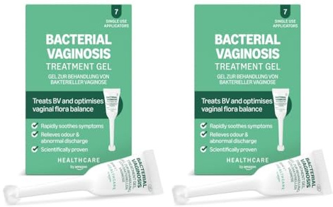 Amazon Basic Care Gel zur Behandlung von bakterieller Vaginose, 5ml, 7 Stück, 1er-Pack (Packung mit 2)