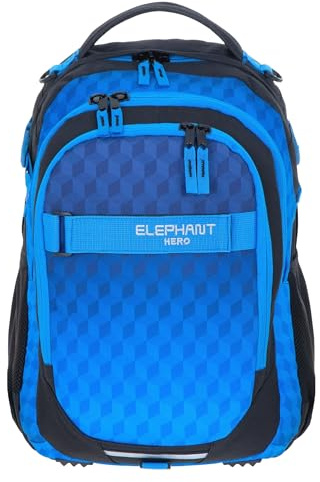 Elephant Schulrucksack HERO SIGNATURE Rucksack (Dark Blue Cube 12868)