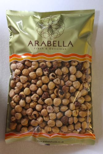 Hazelnuts - Dry Roasted 450G Fresh, Premium Hazels 100% Natural. No Additives or Preservatives Suitable for Vegetarians & Vegans