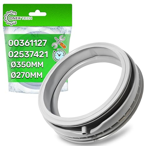 Türdichtung für Waschmaschine mit Durchmesser 350mm / 270 mm h-70 mm | Originalcode 00361127 361127 für Bosch für Siemens 02537421 für Privileg - Garantie 5 Jahre - ONIX TECH