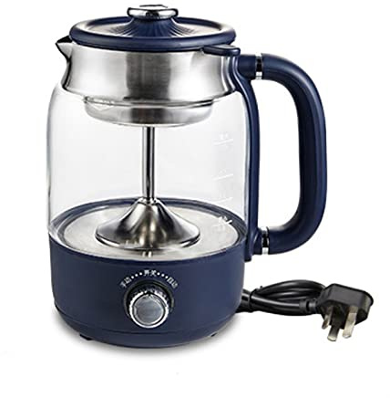 Hervidor de Agua 1L Hervidor eléctrico Coffee Tea Maker Negro PU 'ER Fabricante de vidrio Spray de vapor automático Tetera de la tetera de la tetera Hervidor de Agua Eléctrico