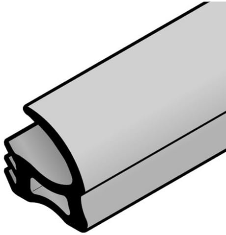 HÖRMANN Dichtung Mittelsprosse P72 (2500 mm, Gummidichtung schwarz, passend für H3-2, E65-2, H_30C-2, HBSC-2 Türen) 449735