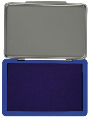 Stempelkissen mit Stempelfarbe (Blau, Gr. 2, 7x11cm | Q-CONNECT)