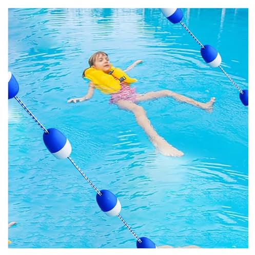 Professional Adjustable Pool Safety Rope, 312ft Swimming Lane Divider with Buoys, High Visibility Floating Cordon for Enhanced Pool Safety and Organization