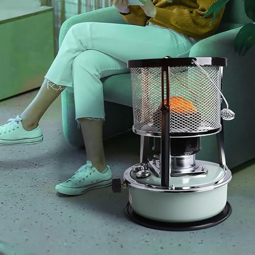 Poele A Petrole D'intérieur Portable,Chauffage à Pétrole Pour Camping | Poêle à kérosène élévable Portable Chauffage Mobile Sans Électricité pour Maison Plein Air Camping Barbecue Pêche sur Glace