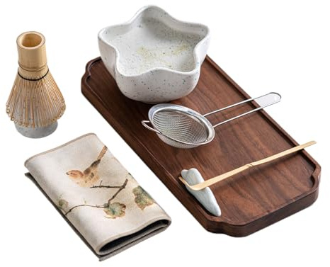 Kit de thé | Ensemble d'outils de fabrication de – Ustensiles traditionnels de cérémonie avec cuillère pour bureau, réunion de médicaments, fête, massage relaxant