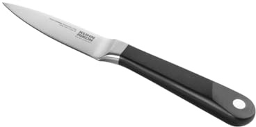 Kuhn Rikon CULINARY FORGED Paring Knife Rockwell-Hardened Carbon Steel Blade. Durable, Sharp Knife. Total Length = 21cm. Blade Length = 9cm. Full Tang Precision Balance.