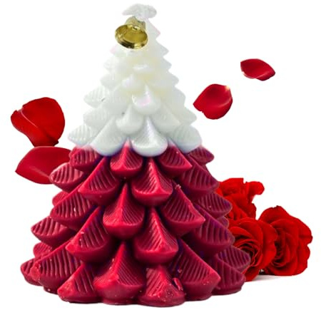 Velas Navideñas para el Árbol de Navidad - Decoración Con Forma De Árbol De Navidad | Velas Aromáticas - Para Halloween Fiesta Días Festivos Boda Otoño Invierno