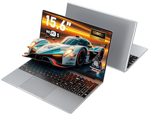 CHIFUYOU Pc Portable 16 Go RAM 1 to SSD 15,6 Pouces Ordinateur Portable R-7 5700U (jusqu'à 4,3 GHz, 1920 x 1080 p, Clavier rétroéclairé, Batterie 6000 mAh et Port Type C