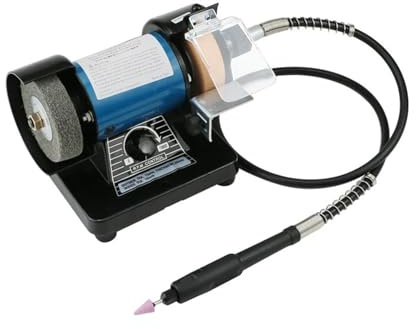 Mini ponceuse d'établi – Ponceuse multifonction à vitesse réglable de 150 W pour bijoux et jade