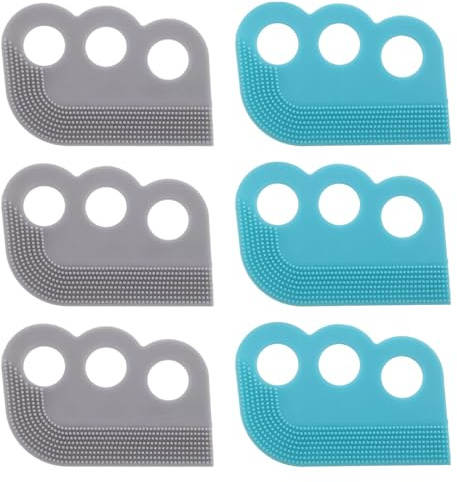 Abaodam 6pcs Pet Hair Removal Brush Soft Brush Dual Sided Shedding Tool for Dogs Cats Grooming Lint Remover for Carpets Sofas