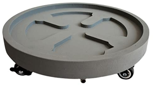 GJGHKLHL Soucoupes for Plantes for l'extérieur, Support for d'intérieur, Base for Pot de Fleurs, Chariot Rond for Pots, bac à Eau, Plateau for, for roulettes, Soucoupe for jardinière(28cm)