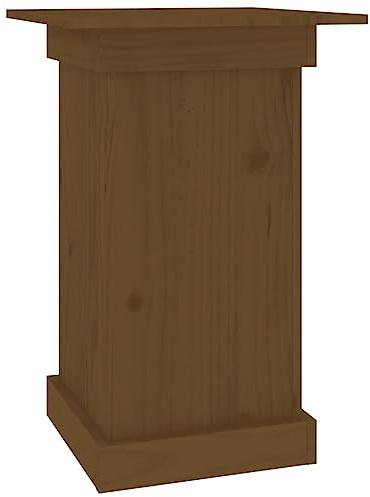 SKTQYQO Portafiori Marrone Ambra 40x40x60 cm Legno Massello Pino