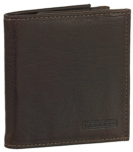 Ledershop24 Sportliche Leder Dollarclip Herren Geldbörse Geldclip Geldbeutel mit Geldklammer Portemonnaie schwarz | Dunkelbraun | braun | Cognac | Rust