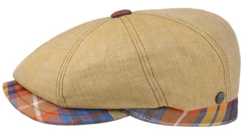 Lierys City Bic Casquette Plate Lin Fabrique en Italie Unisexe Printemps Ete