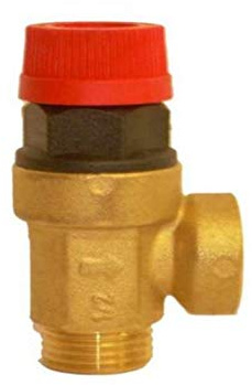 Wärmer System Boiler Safety Pressure Relief Valve 1/2 MxF 6 BAR