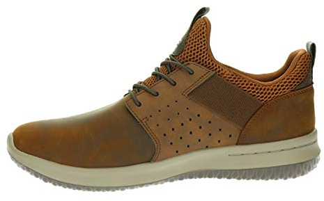 Skechers Delson Axton För män Träningsskor Delson Axton Trainers, Brown Brown Cdb, 43 EU