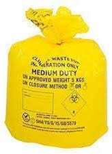 50 sacs à déchets cliniques HPC, Medium Duty, Jaune - Ref: CX50/CWMD2