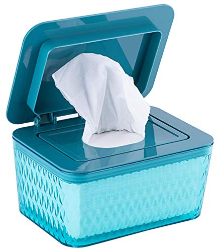 Box mit Feuchttüchern für Babys, Toilettenpapierbox, Spender für Feuchttücher aus Kunststoff, Aufbewahrungsbox für Taschentücher, Box mit Servietten, für Frischtücher