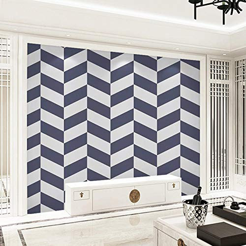 Papel tapiz de fondo sin costuras americano simple, sofá de sala de estar, papel tapiz retro estéreo geométrico, mural oscuro, personalización-300cmx210cm