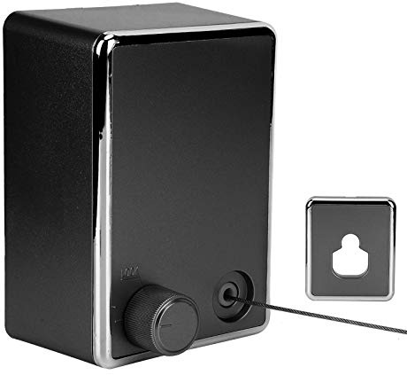 Wakects Étendoir à Linge Rétractable, Télescopique Mural Extensible Rétractable en Acier Inoxydable Sechoir Linge Mural Jusqu'à 4,2 m/20 kg pour intérieur et extérieur (Noir)