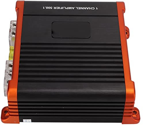 Amplificador de 1 Canal, Amplificadores Multicanal para Vehículos, Amplificador Mblock para Coche de 1 Canal 500W 2Ω 300W 4Ω 10Hz-300Hz Universal para Sers de Coche
