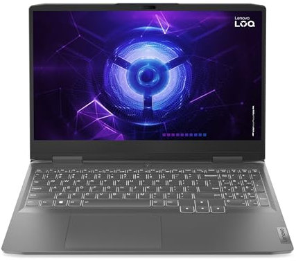 Lenovo LOQ Gen 8 - Ordenador Portátil Gaming 15.6 FHD (Intel Core i5-13500H, 16 GB RAM, 512 GB SSD, NVIDIA GeForce RTX 4060 8 GB, 144Hz, Wi-Fi 6, Sin Sistema Operativo) Gris - Teclado QWERTY Español