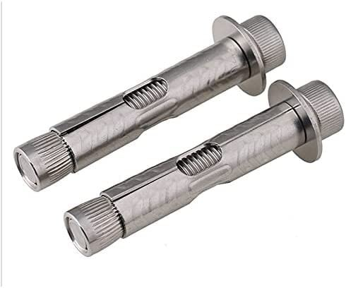 Dehnbolzen, Dehnbolzen, Schraubenankerbolzen, Ankerbolzen, Schraubenmuttern, eingebaute Dehnschraube aus Edelstahl 304, interne Dehnschraube, Sechskantsocke, Dehnschrauben M6 M8 M10 M12 (1 Stück) (Le
