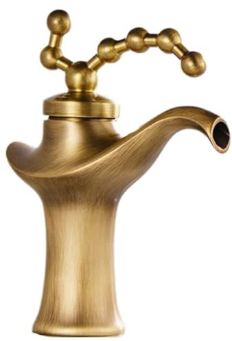 Wasserhahn Home Hotel Sitz- Und Stehtoiletten-Badezimmerschrank Messing-Mischwasserhahn Mit Heißem Und Kaltem Wasser