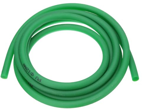 QUARKZMAN Polyurethan Rundriemen Antriebsriemen 12mm Durchmesser, 3 Meter (10ft) Länge PU Polyurethan Riemen für Antriebsübertragung (raue Oberfläche, grün)