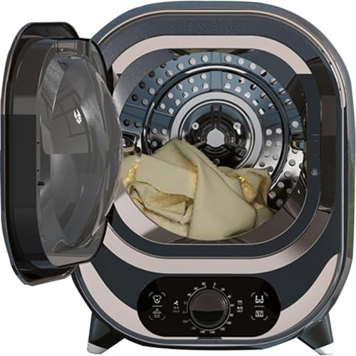 HYYKEJI Sèche-Linge à condensateur Portable, Machine à vêtements électrique compacte, Double contrôle de température, Faible Bruit, Facile à Nettoyer, pour Une Seule Personne ou Une Petite Famille